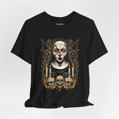 Nocturne Nun Gothic Pop Art T-Shirt