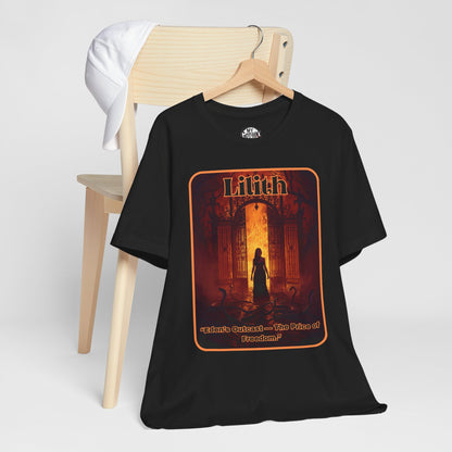 “Lilith  —  Eden’s Outcast, The Price of Freedom.” Graphic T-Shirt – Alt Aesthetic Poetic Goth Street-wear