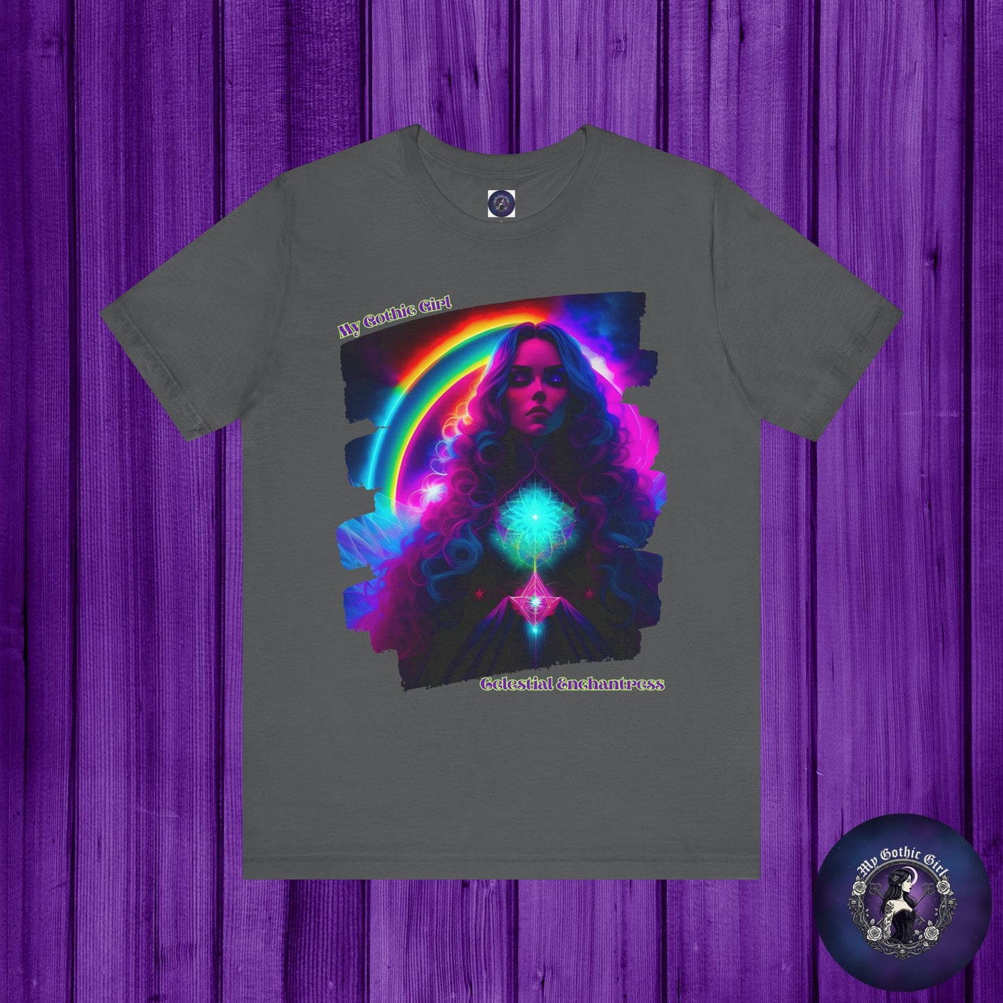 Celestial Enchantress Poetic Goth Graphic Tee – My Gothic Girl