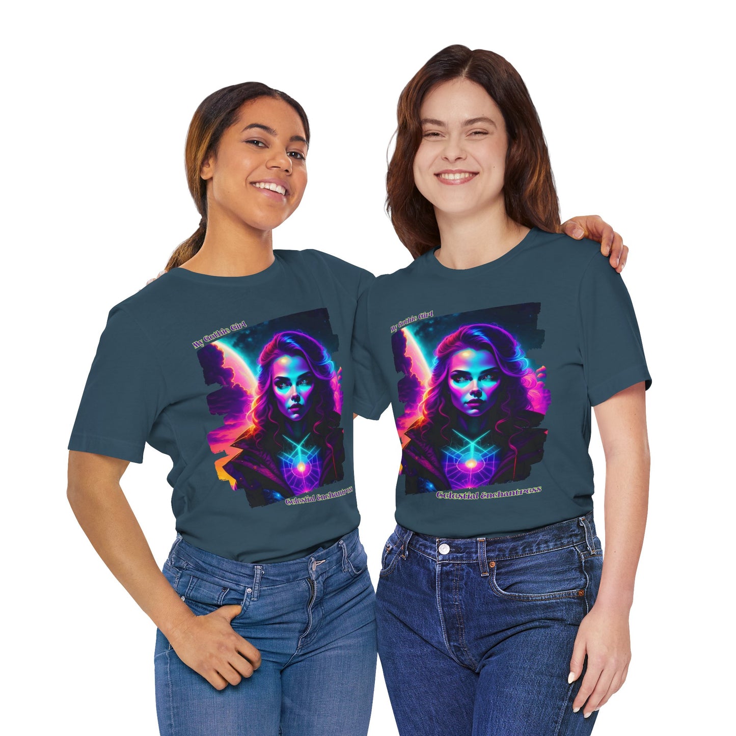 Celestial Enchantress Poetic Goth Graphic Tee – My Gothic Girl