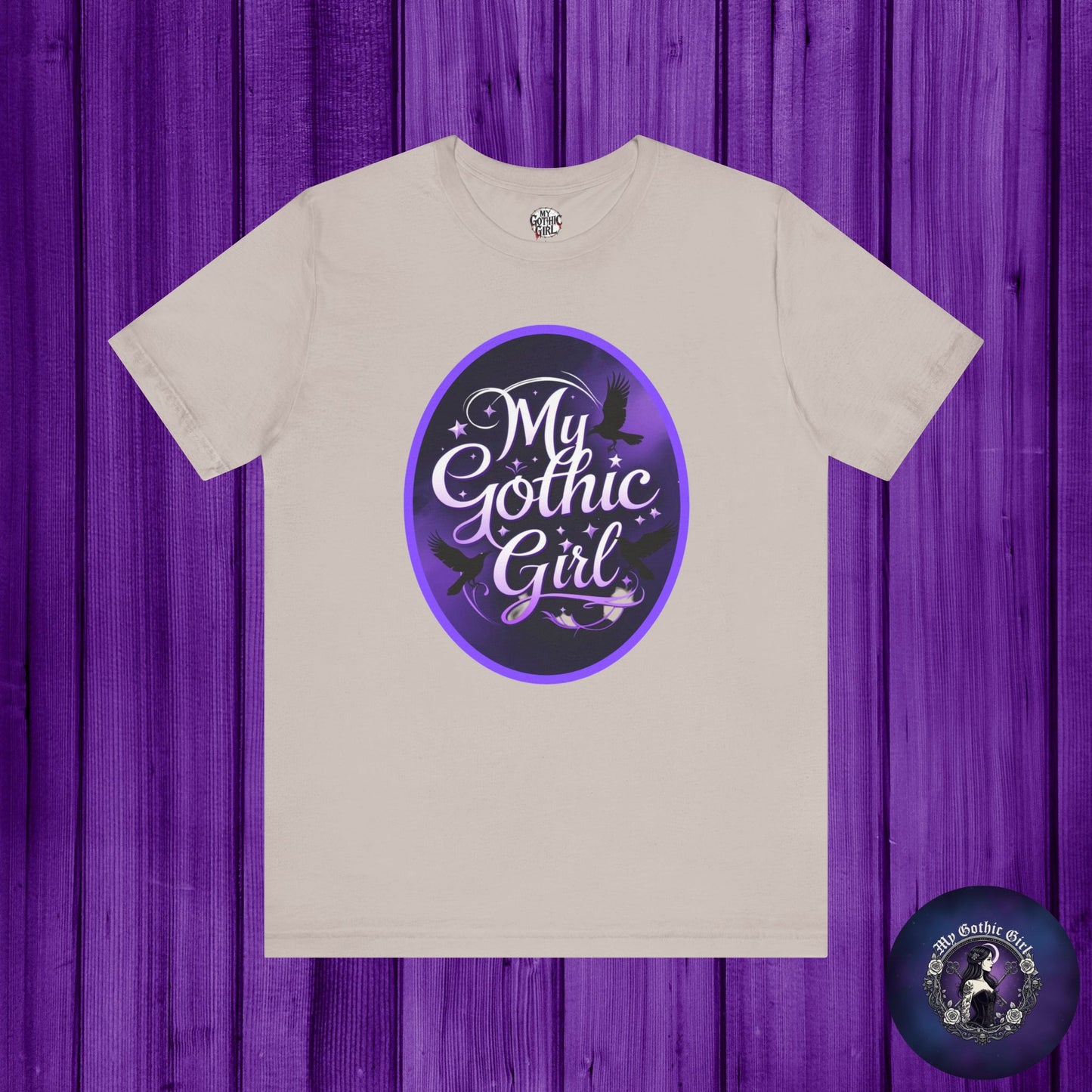 My Gothic Girl Poetic Goth Graphic Tee – Dark Alt Aesthetic Streetwear Fashion