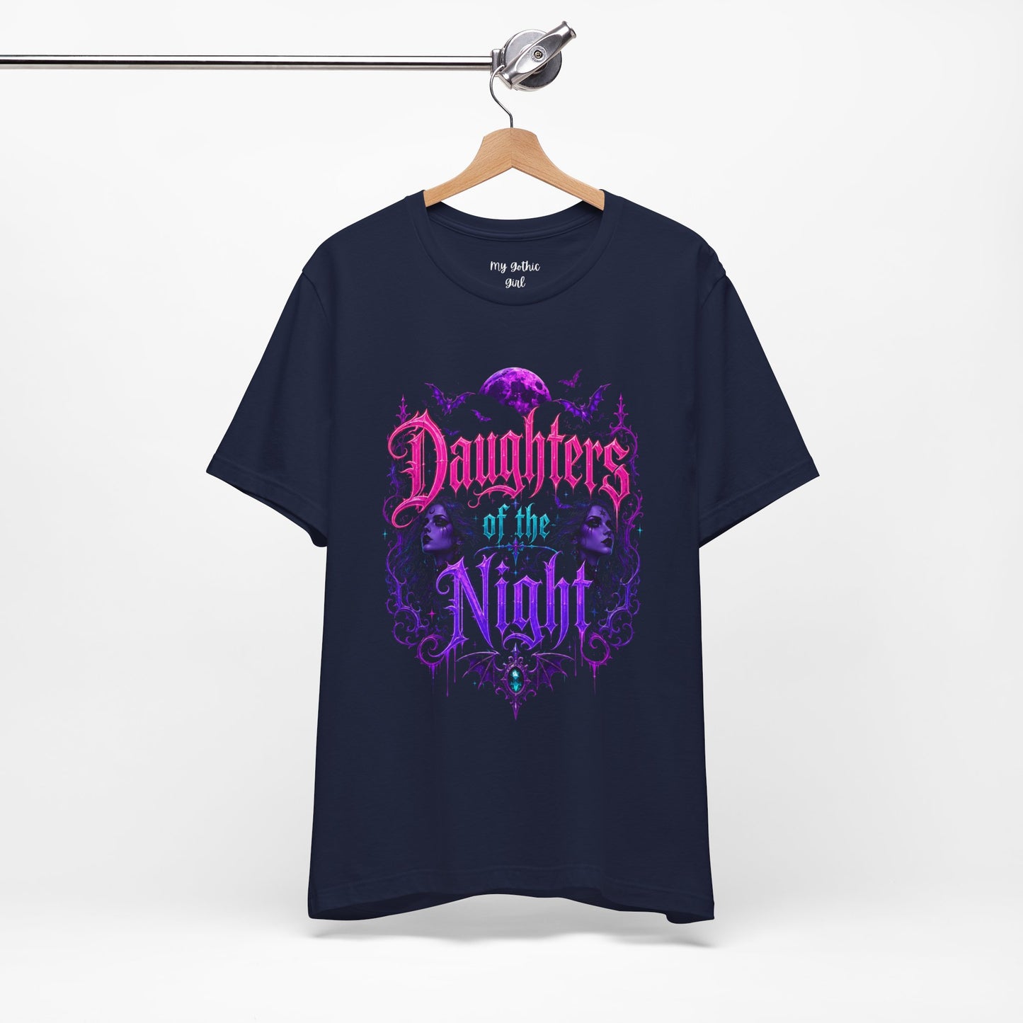 Daughters of the Night Tee — Gothic Vampire Moon Graphic T-Shirt