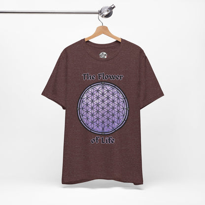 "The Flower of Life"  Gothic Graphic T-Shirt – Alt Aesthetic Poetic Goth Street-wear