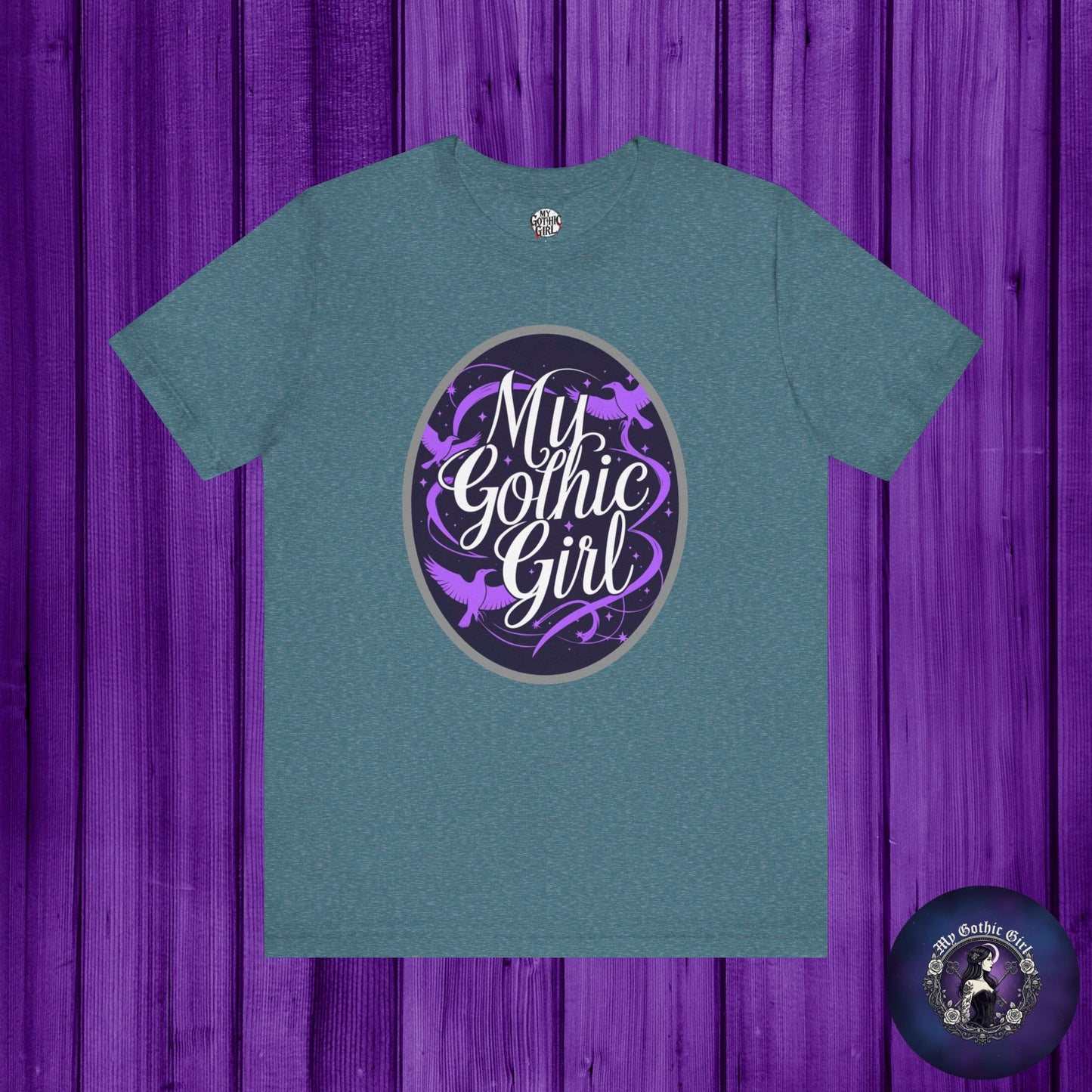 My Gothic Girl Poetic Goth Graphic Tee – Dark Alt Aesthetic Streetwear Fashion