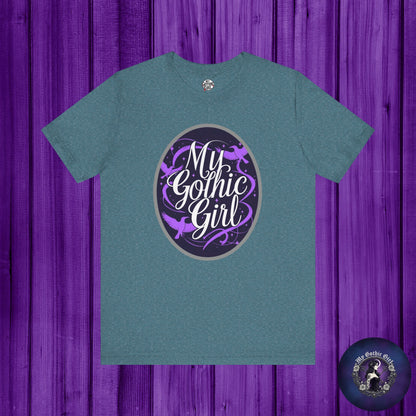 My Gothic Girl Poetic Goth Graphic Tee – Dark Alt Aesthetic Streetwear Fashion