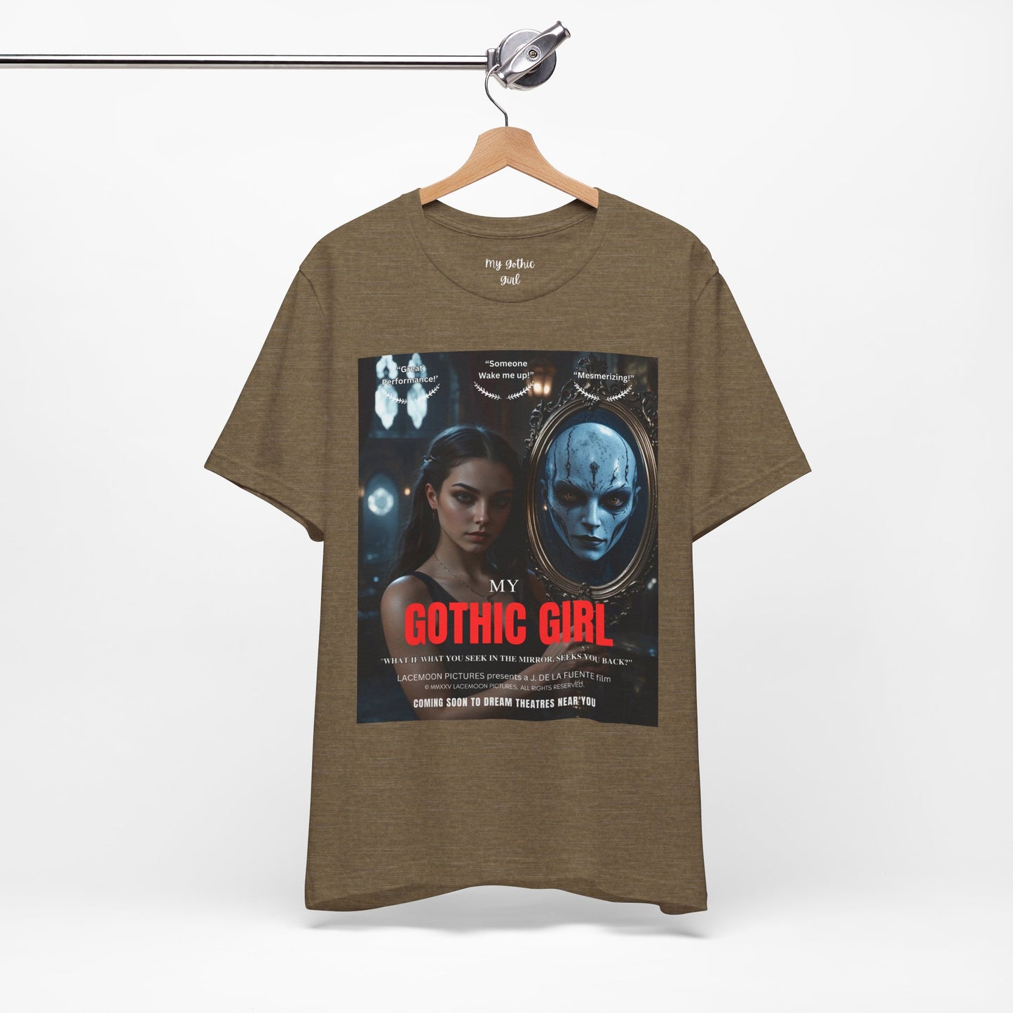 My Gothic Girl T-Shirt "Movie Poster" – Whimsy Goth Streetwear, Dark Poetry Fashion, Alt Aesthetic Apparel
