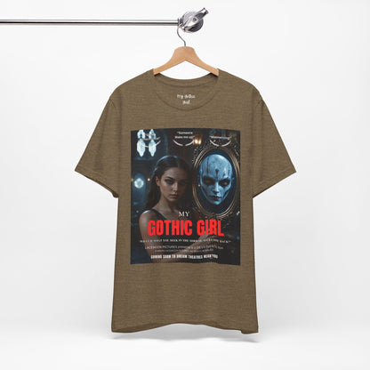 My Gothic Girl T-Shirt "Movie Poster" – Whimsy Goth Streetwear, Dark Poetry Fashion, Alt Aesthetic Apparel