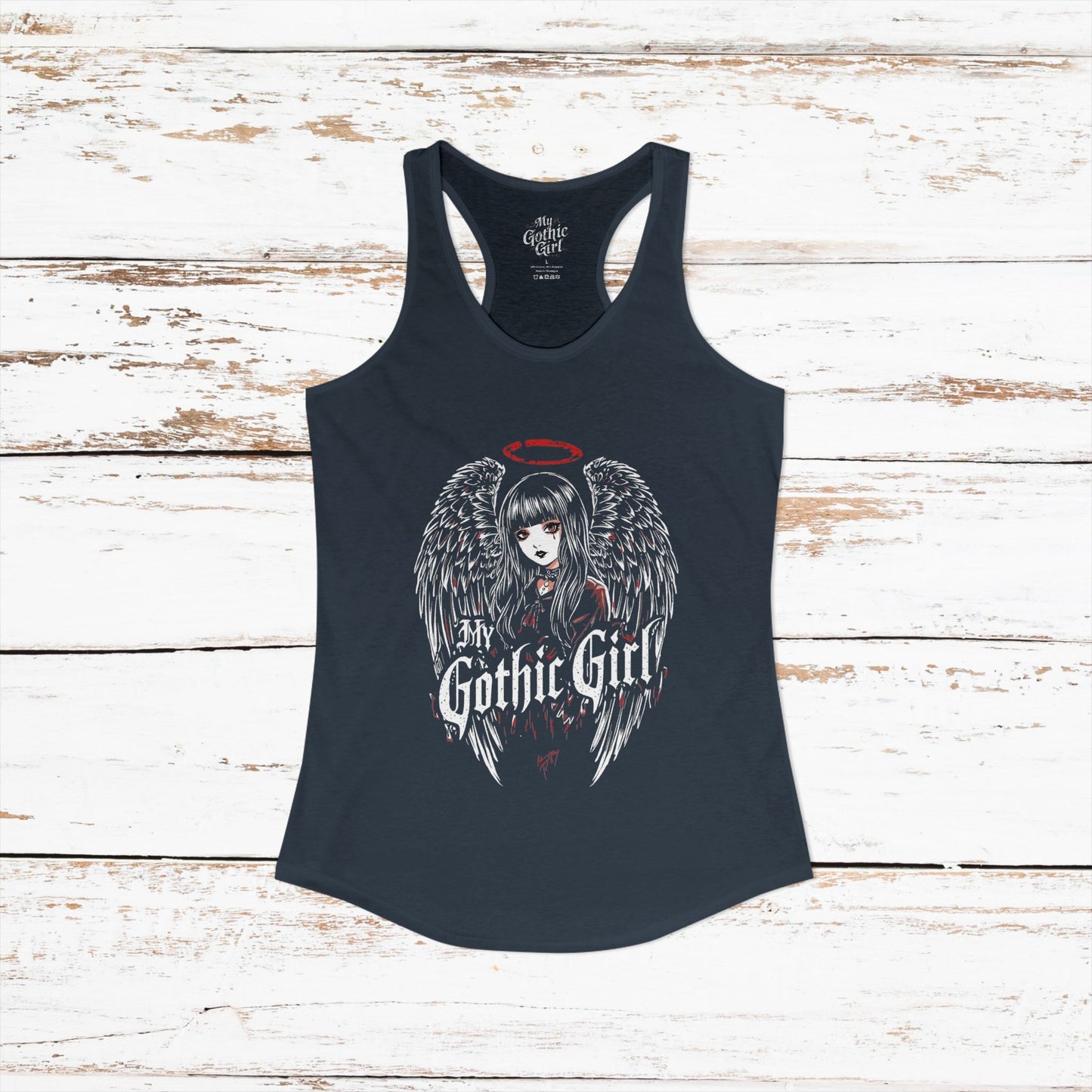 My Gothic Girl Fallen Angel — Women's Racerback Tank Top