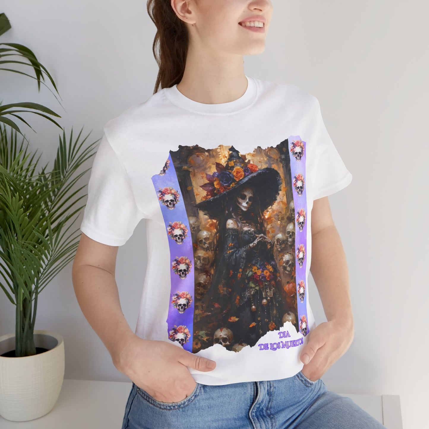 My Gothic Girl Dia De Los Muertos Graphic Tee – Gothic Streetwear, Whimsy Goth, Dark Poetry Alt Fashion