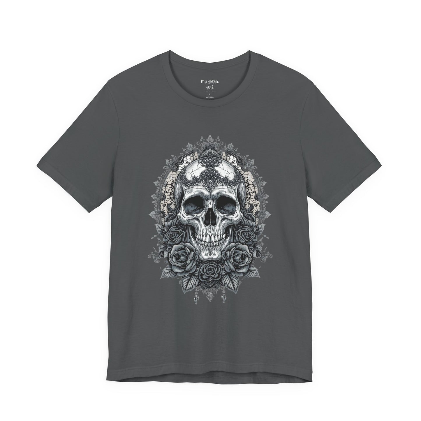 Gothic Skull Elegance T-Shirt