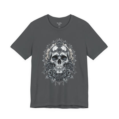 Gothic Skull Elegance T-Shirt