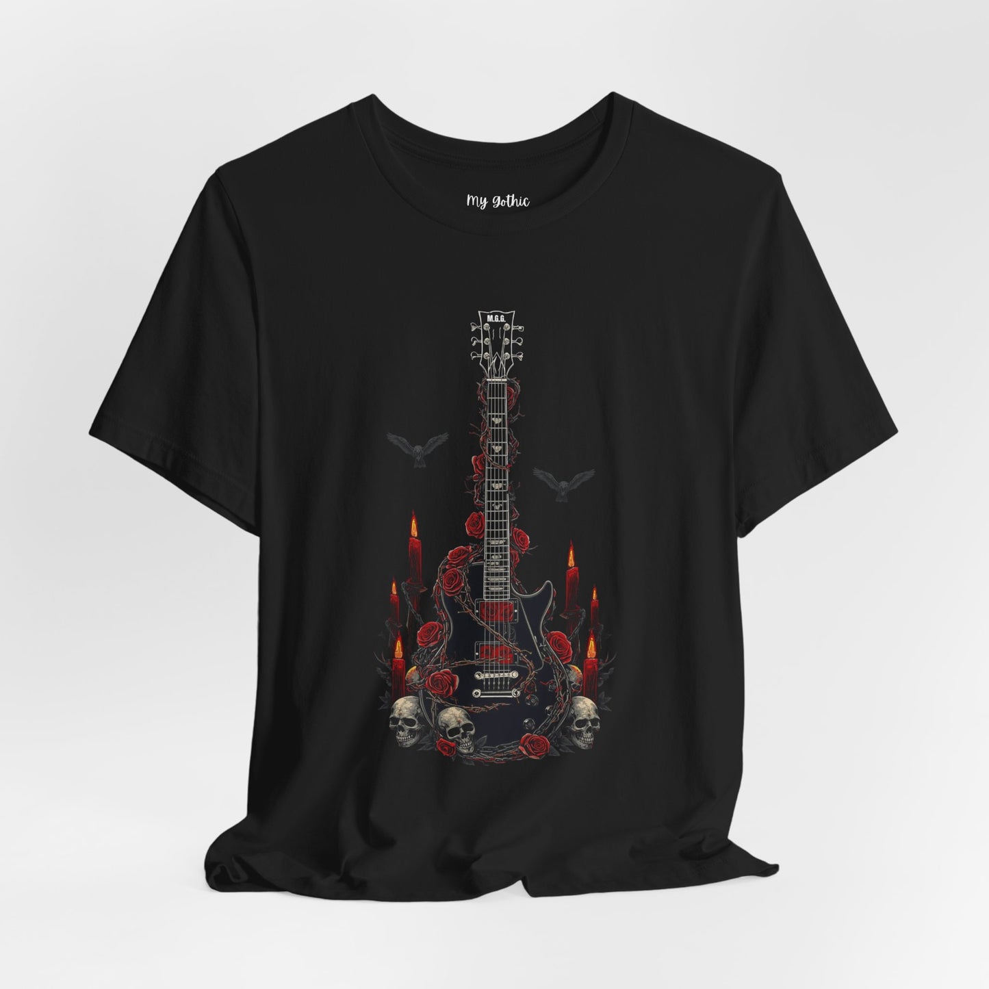 "Midnight Riff" Gothic Art Electric Guitar Tee