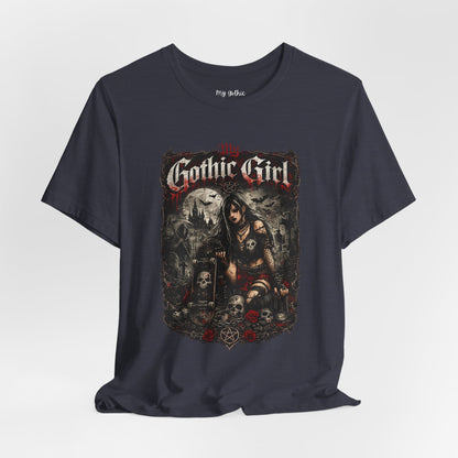 My Gothic Girl - Skater Girl Short Sleeve T Shirt