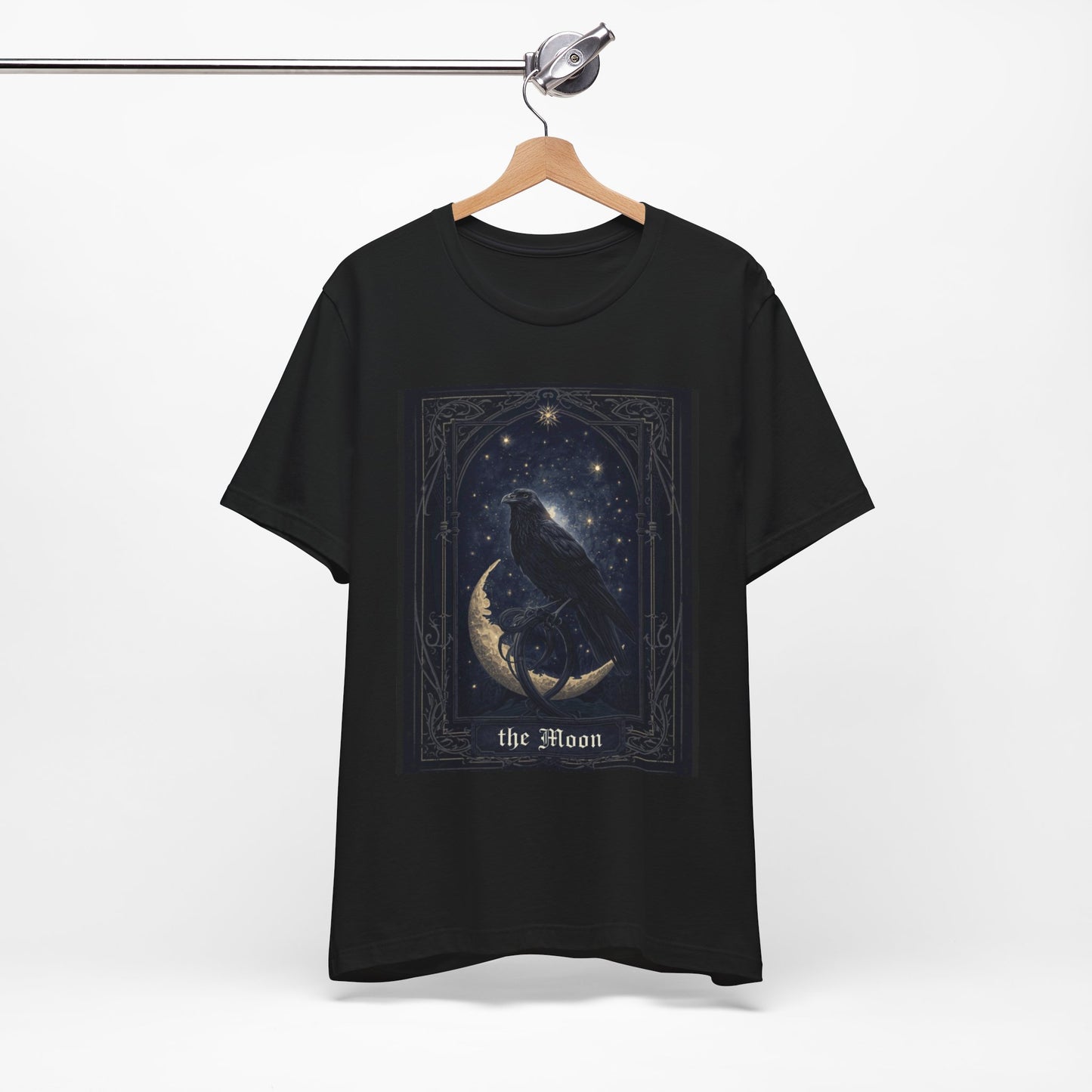 My Gothic Girl "Raven Moon" Graphic T-Shirt Unisex Gothic Dark Fashion Casual Wear