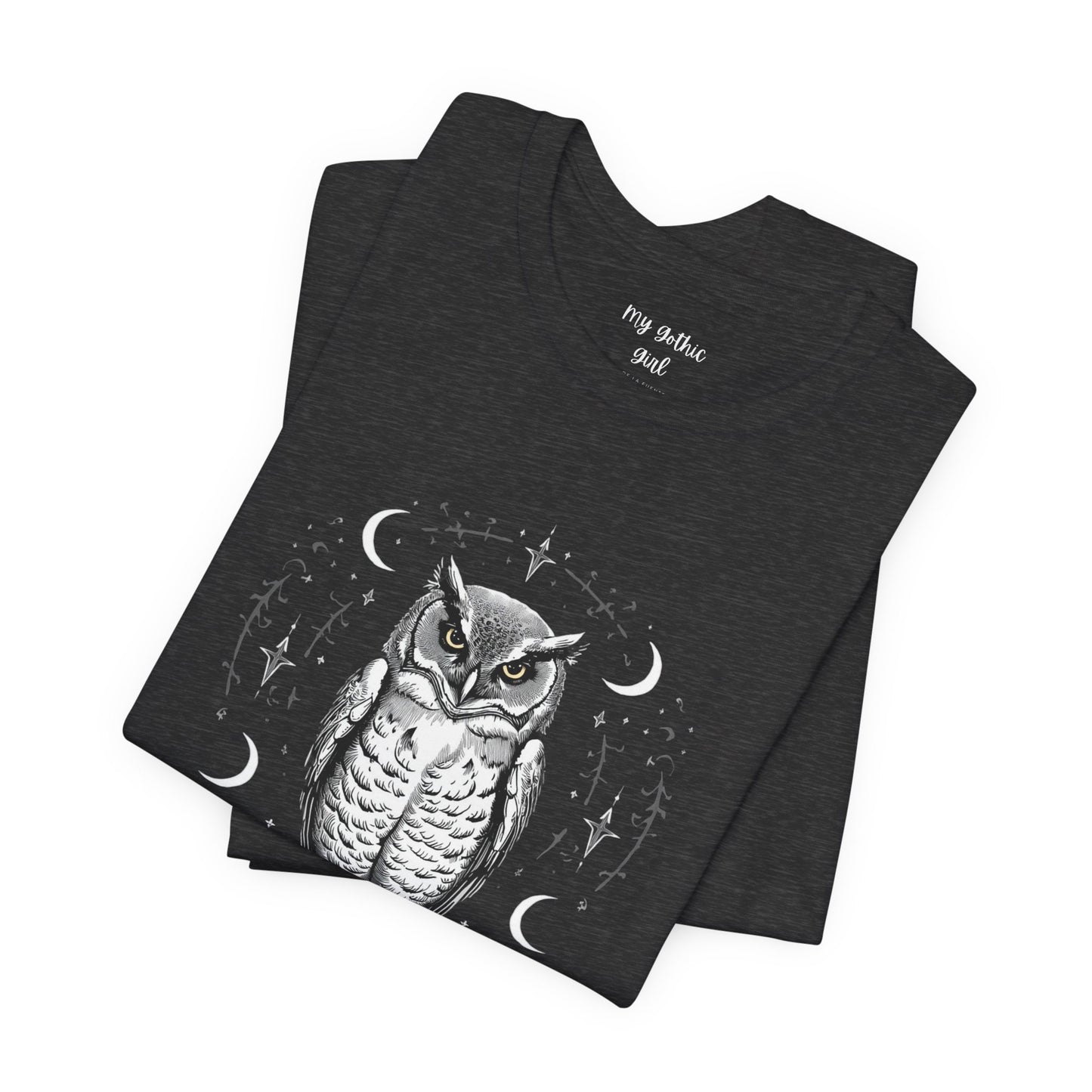 Gothic Watcher Owl - Graphic Tee