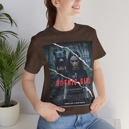 My Gothic Girl T-Shirt "Movie Poster" – Whimsy Goth Streetwear, Dark Poetry Fashion, Alt Aesthetic Apparel