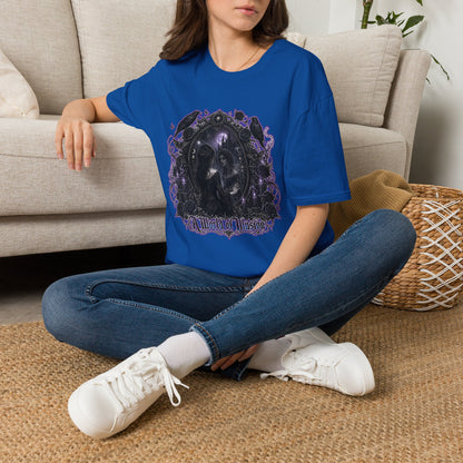 Gothic Mirror T-Shirt — "My Gothic Girl" Dark Violet Graphic Tee