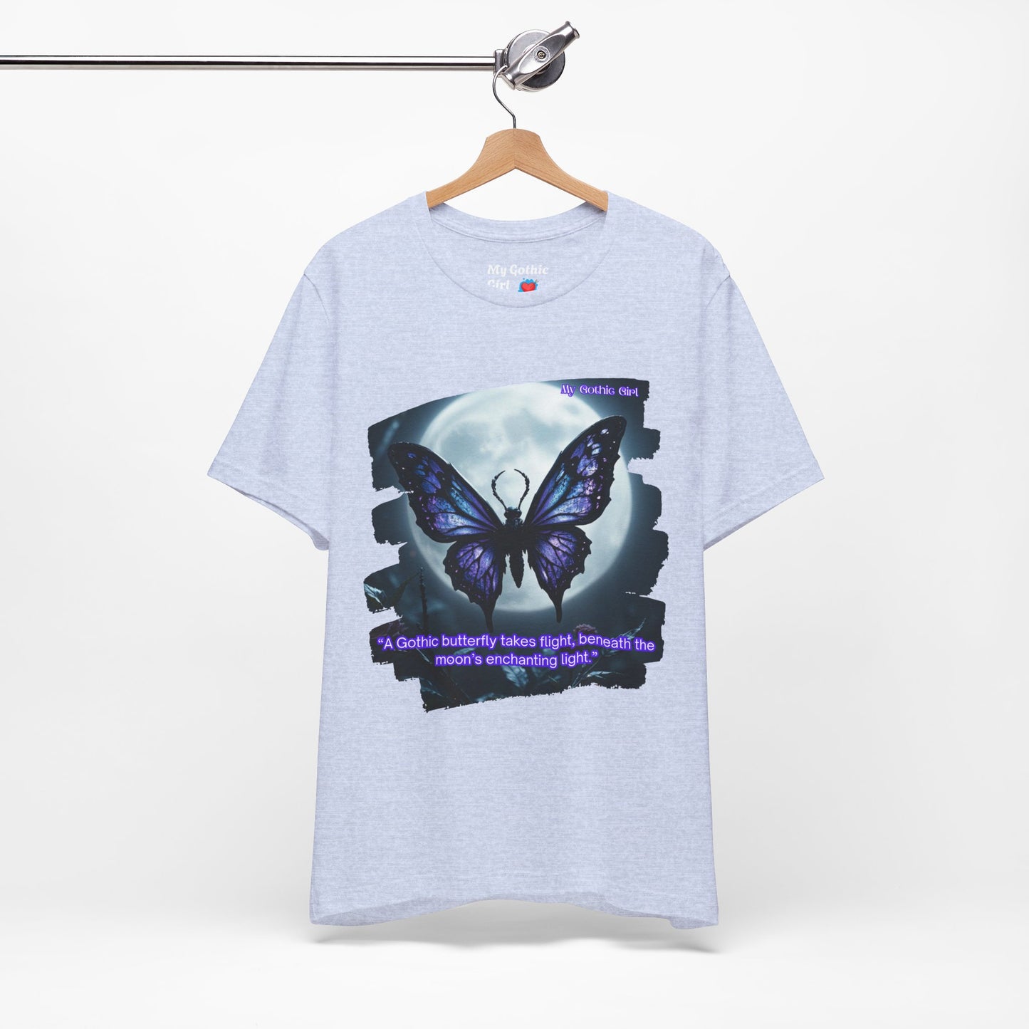My Gothic Girl Graphic Tee – Whimsy Goth Streetwear, Dark Poetry Fashion, Alt Aesthetic Apparel