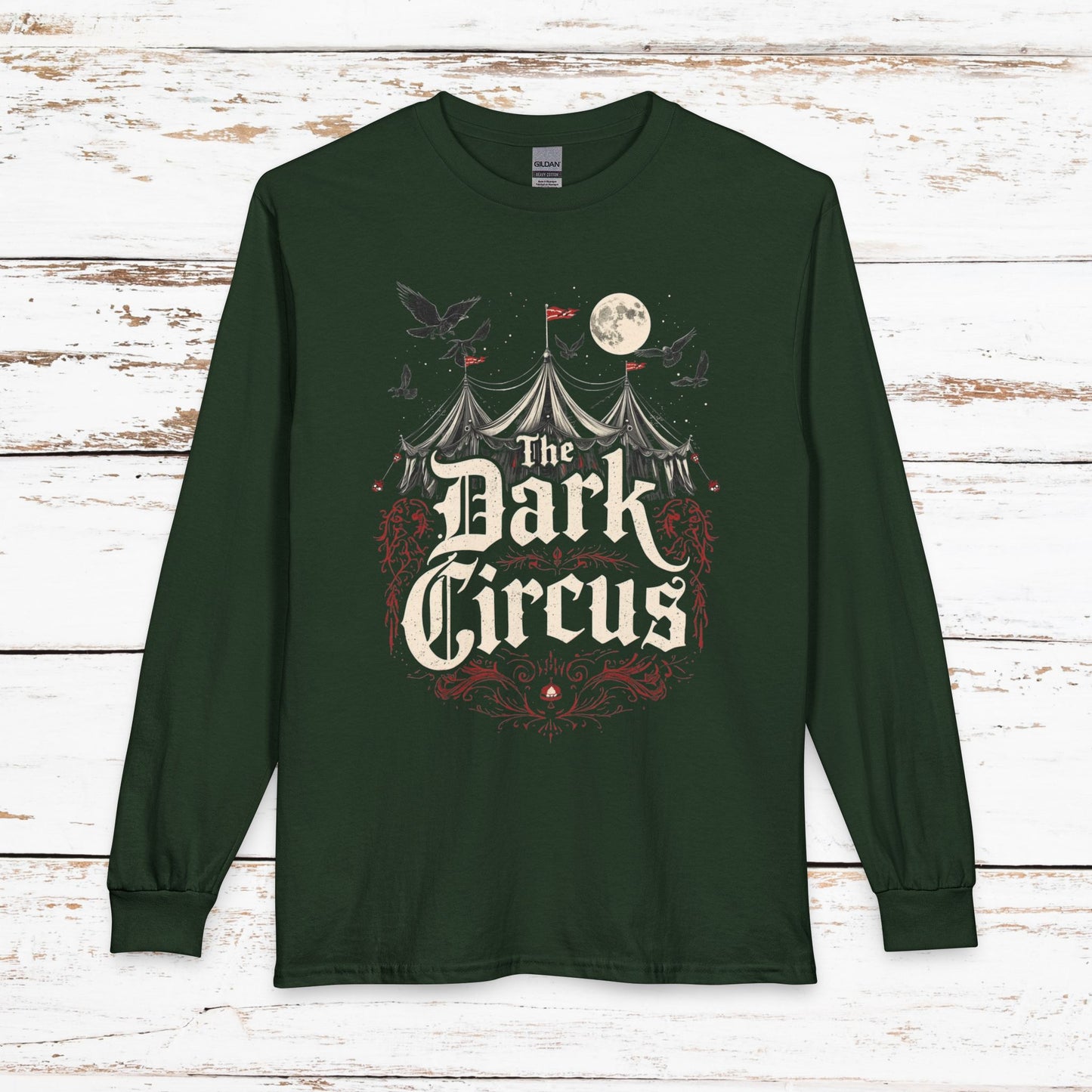 The Dark Circus Gothic Long Sleeve T-Shirt