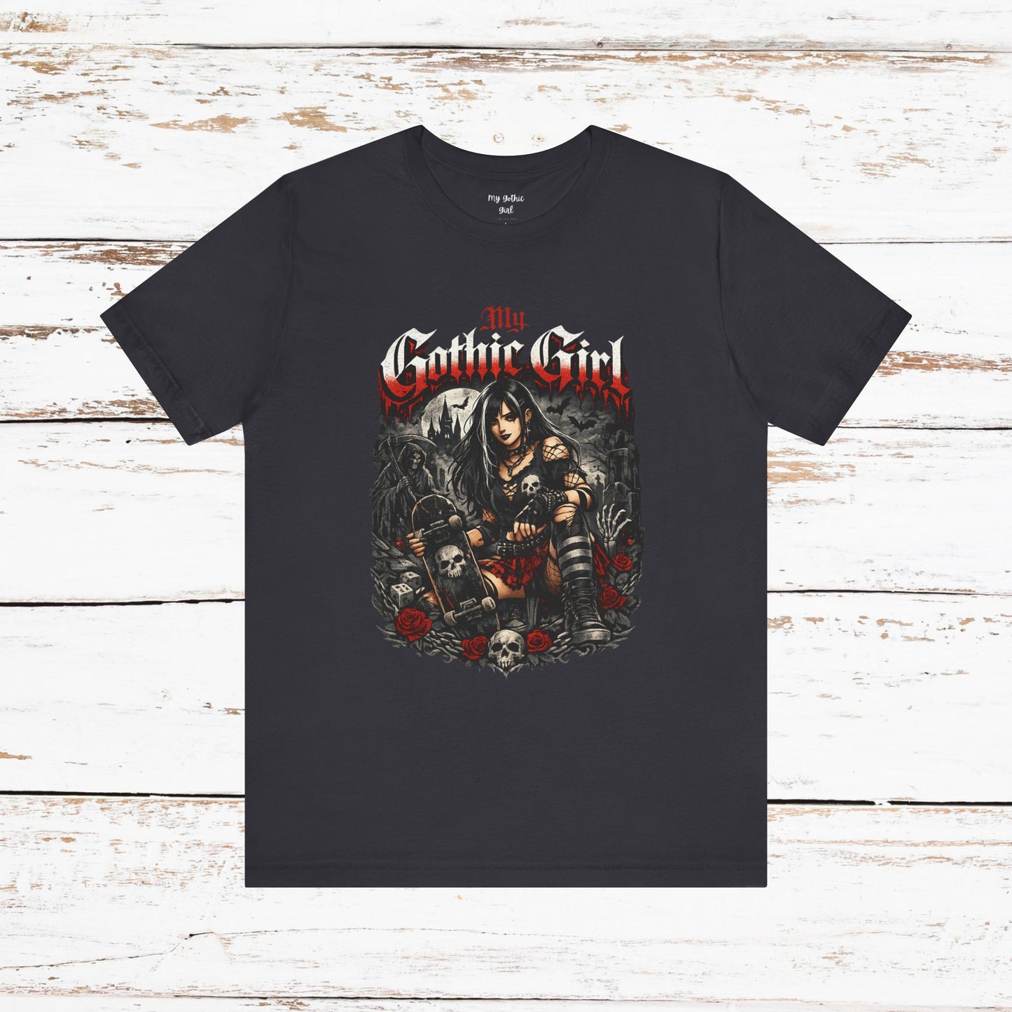 My Gothic Girl - Skater Girl Short Sleeve T Shirt