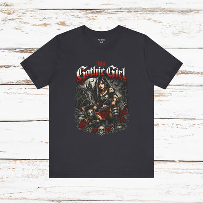 My Gothic Girl - Skater Girl Short Sleeve T Shirt