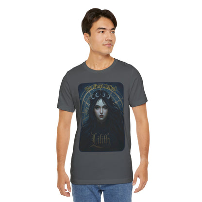 The First Rebel -"Lilith" Graphic T-Shirt – Alt Aesthetic Poetic Goth Street-wear