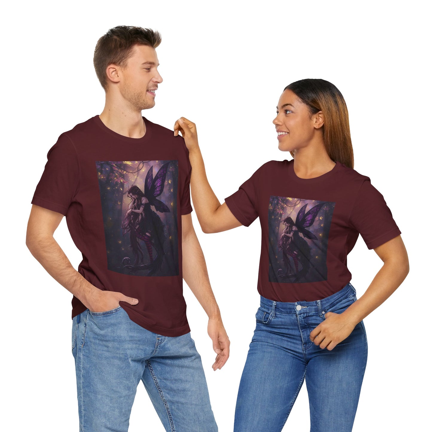 My Gothic Girl "Gothic Fairy" Graphic T-Shirt Unisex Gothic Dark Fashion Casual Wear