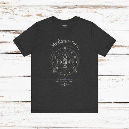 My Gothic Girl "The Alchemist" Gothic Design Short Sleeve T Shirt
