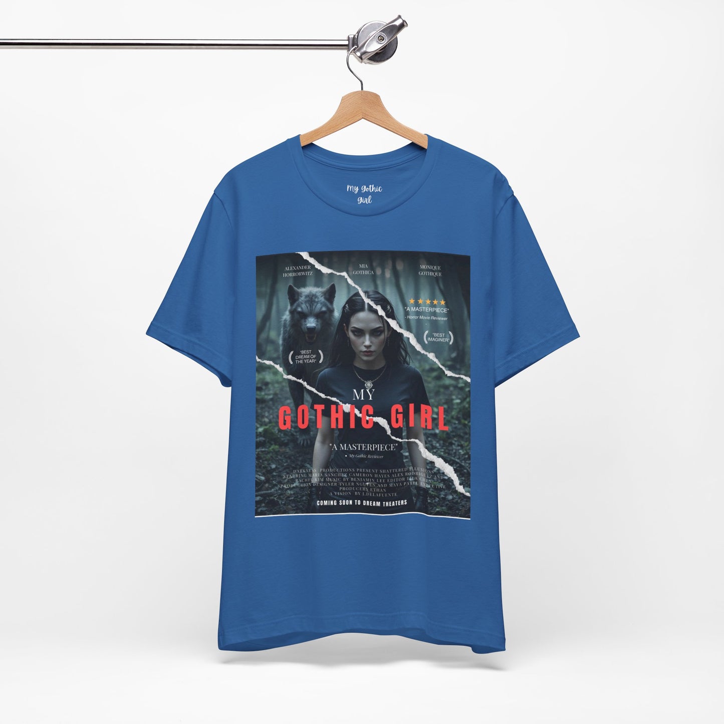 My Gothic Girl T-Shirt "Movie Poster" – Whimsy Goth Streetwear, Dark Poetry Fashion, Alt Aesthetic Apparel