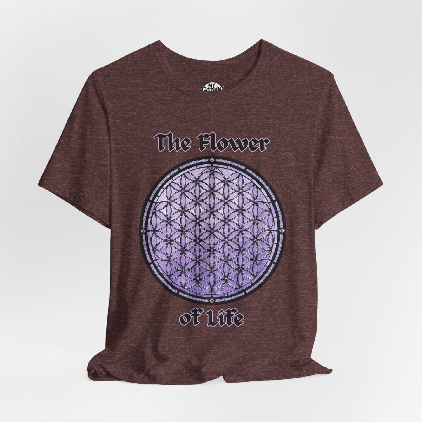"The Flower of Life"  Gothic Graphic T-Shirt – Alt Aesthetic Poetic Goth Street-wear