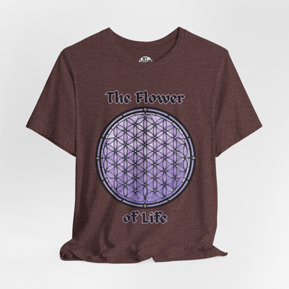 "The Flower of Life"  Gothic Graphic T-Shirt – Alt Aesthetic Poetic Goth Street-wear