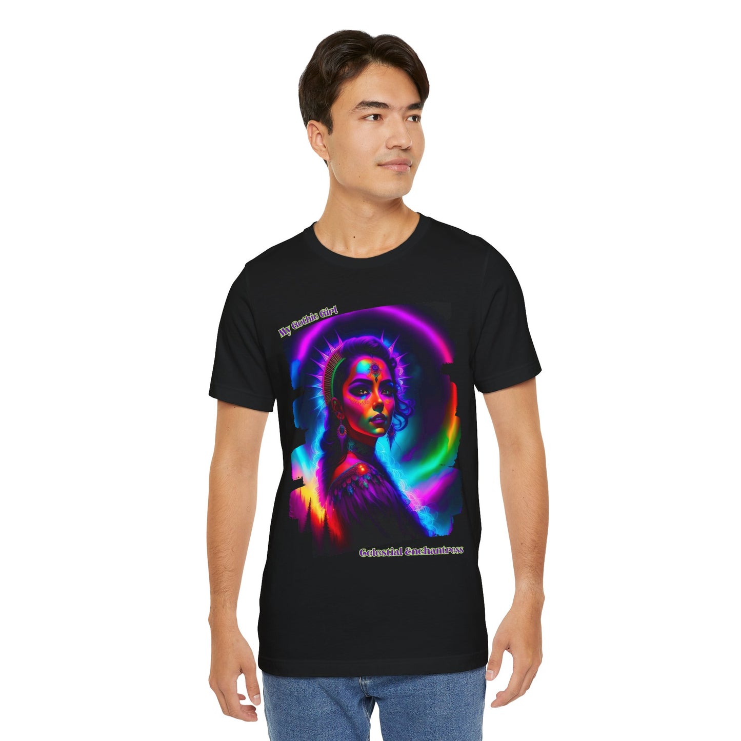 Celestial Enchantress Poetic Goth Graphic Tee – My Gothic Girl