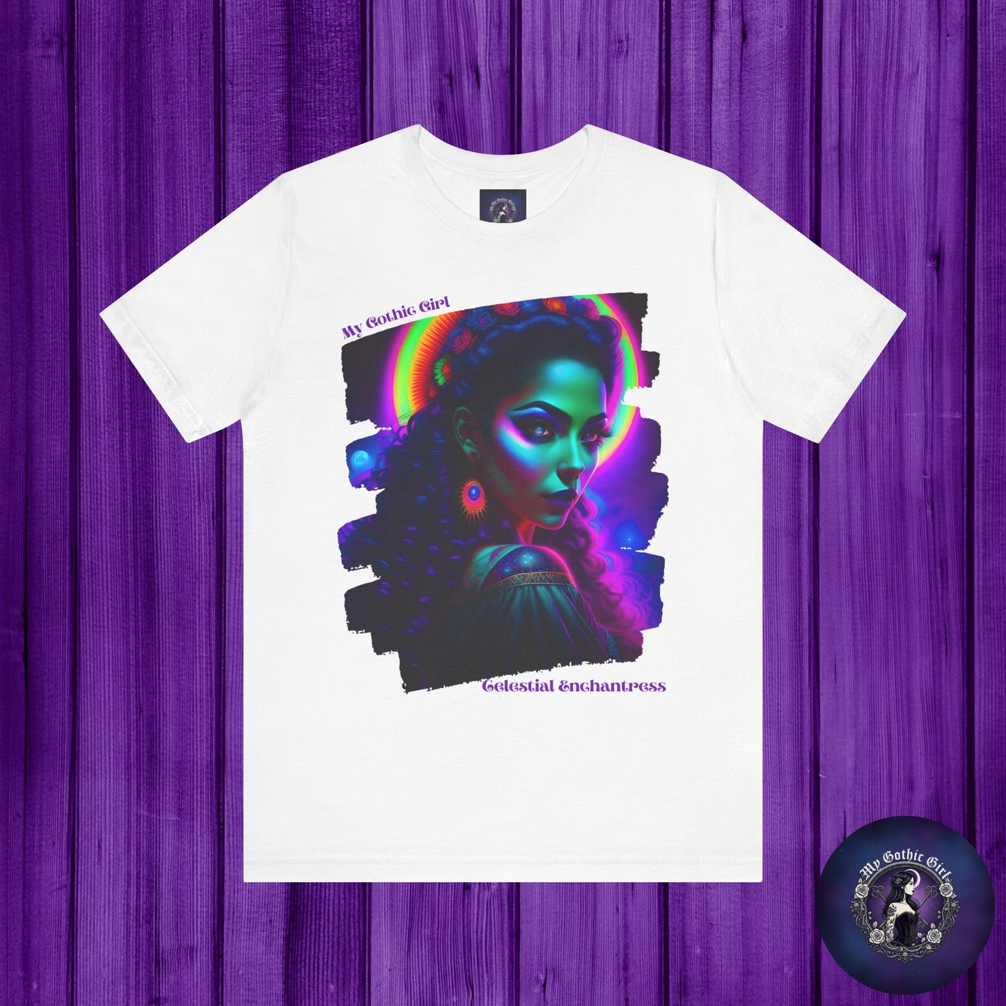 Celestial Enchantress Poetic Goth Graphic Tee – My Gothic Girl