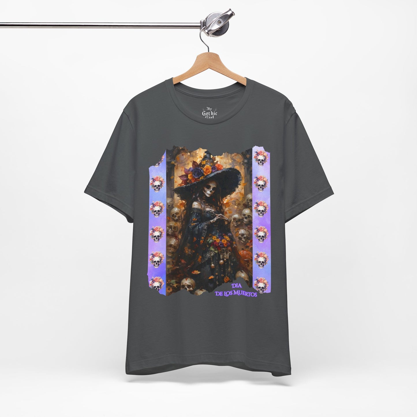 My Gothic Girl Dia De Los Muertos Graphic Tee – Gothic Streetwear, Whimsy Goth, Dark Poetry Alt Fashion