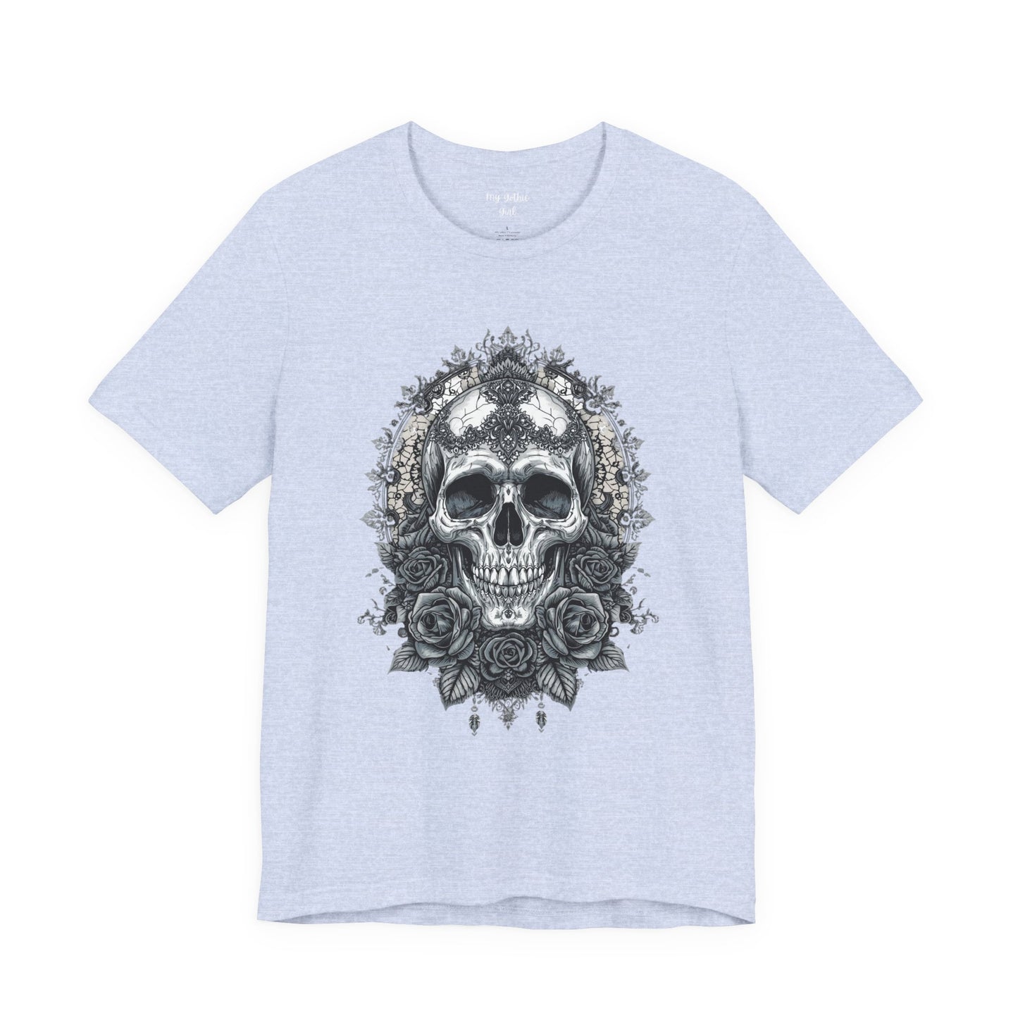 Gothic Skull Elegance T-Shirt