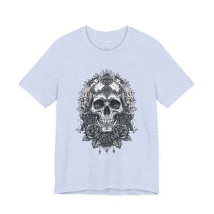 Gothic Skull Elegance T-Shirt