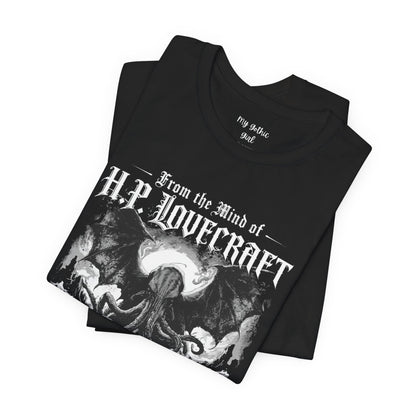 "From The Mind Of H.P. Lovecraft" Gothic Literary Horror T-Shirt