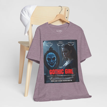 My Gothic Girl "Movie Poster" Graphic Tee – Gothic Streetwear, Whimsy Goth, Dark Poetry Alt Fashion