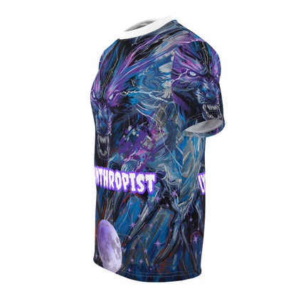 Lycanthropist Werewolf and Moon Gothic Graphic T-Shirt – Dark Romance All Over Print My Gothic Girl