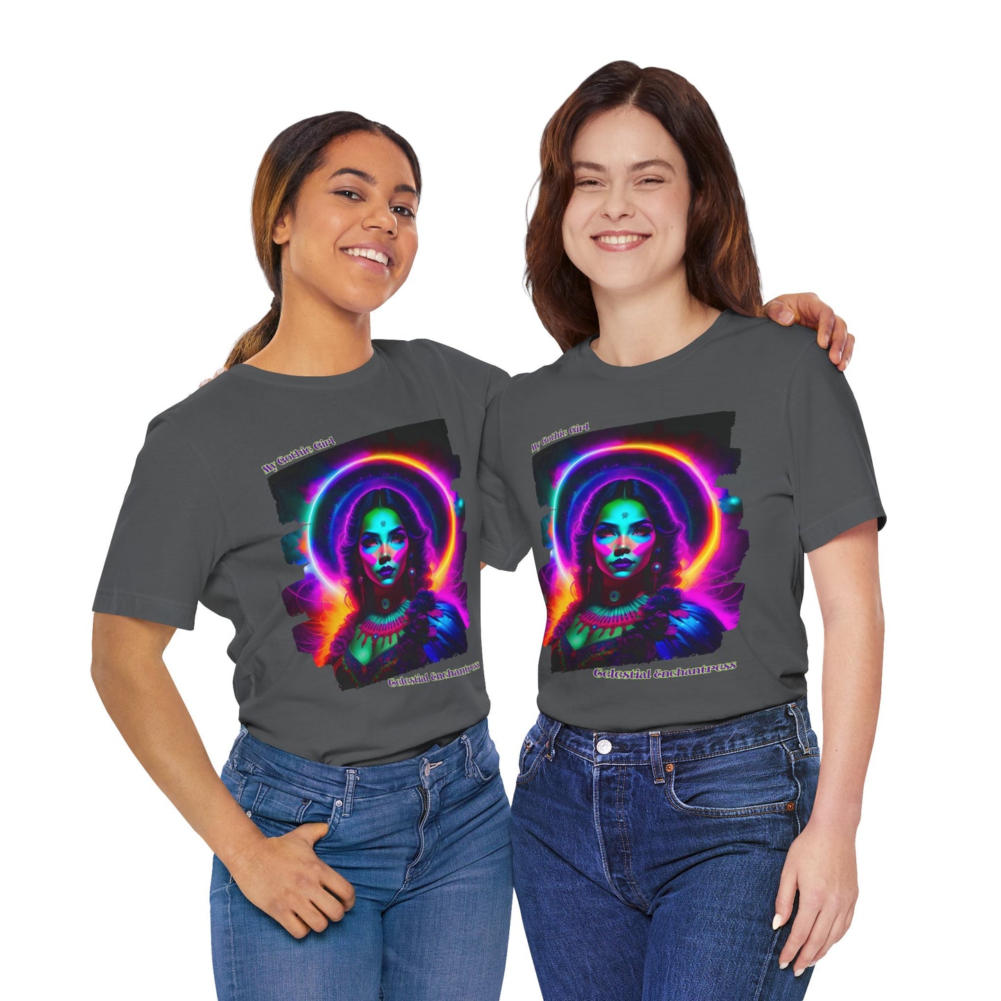 Celestial Enchantress Poetic Goth Graphic Tee – My Gothic Girl