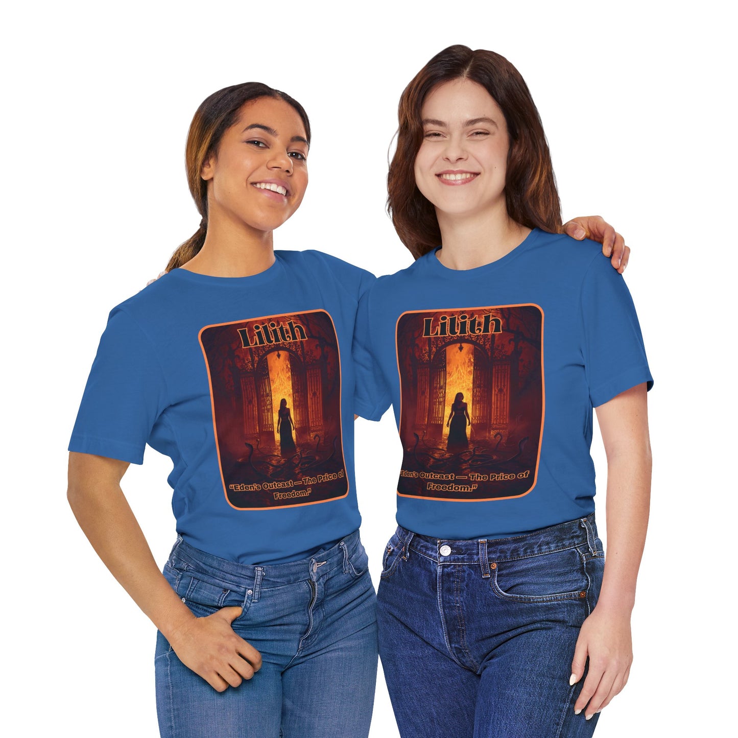“Lilith  —  Eden’s Outcast, The Price of Freedom.” Graphic T-Shirt – Alt Aesthetic Poetic Goth Street-wear