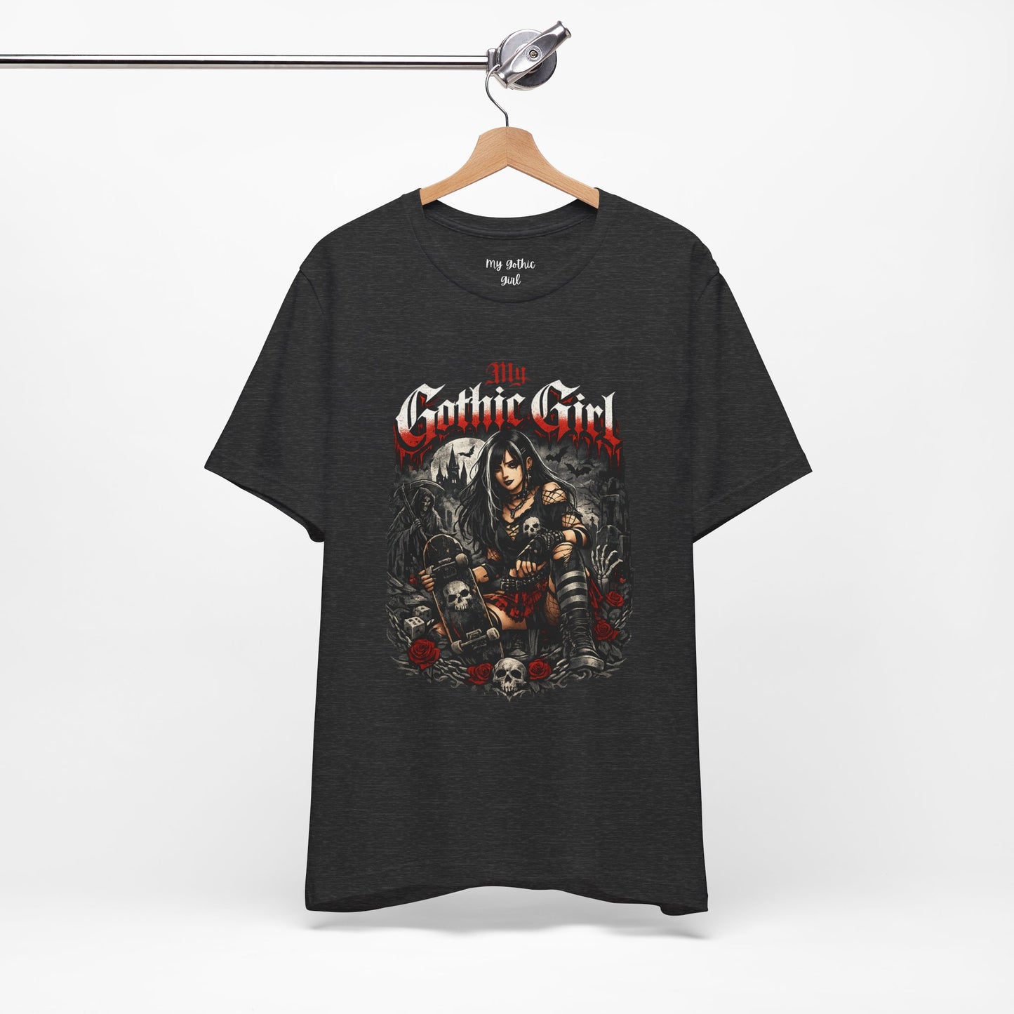 My Gothic Girl - Skater Girl Short Sleeve T Shirt
