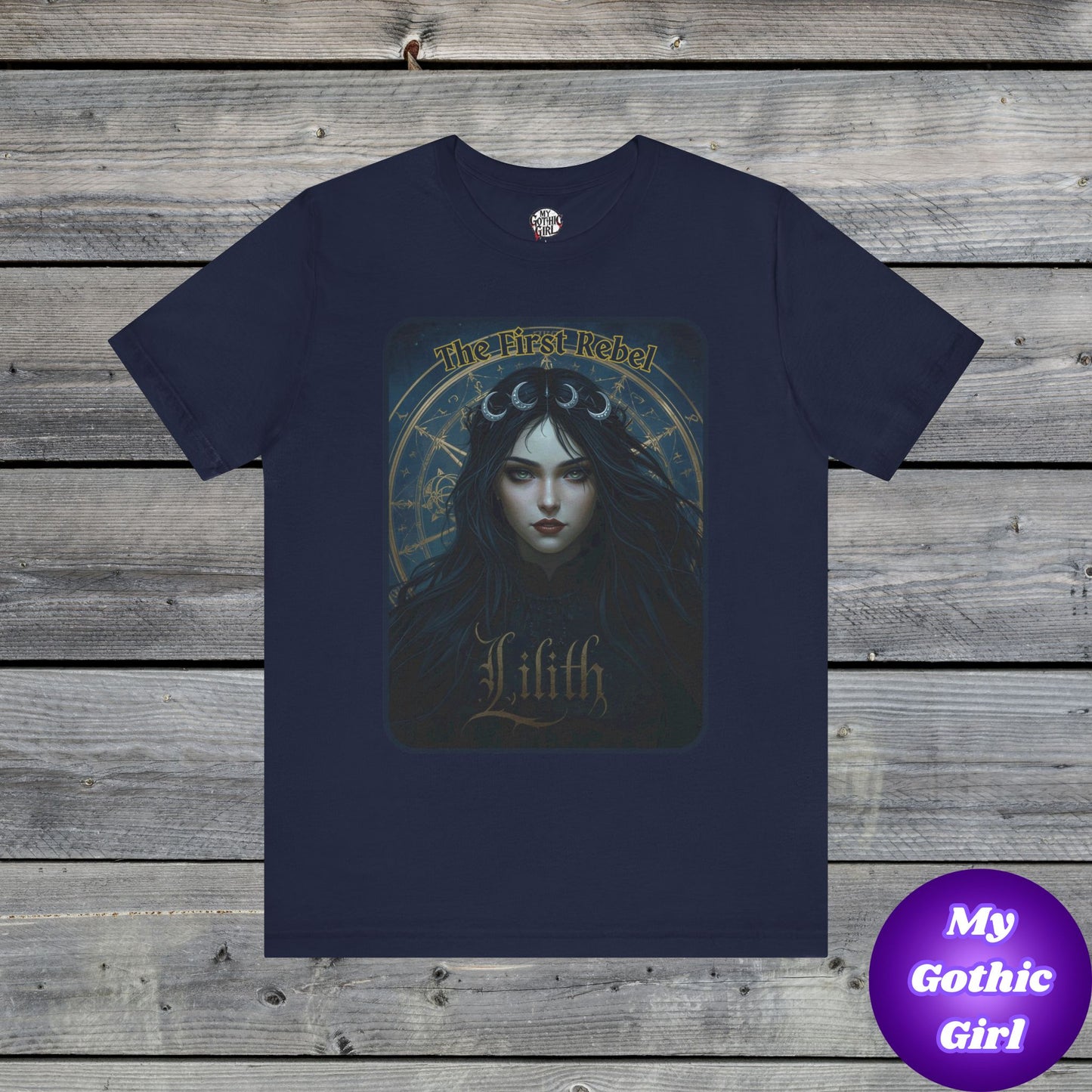 The First Rebel -"Lilith" Graphic T-Shirt – Alt Aesthetic Poetic Goth Street-wear