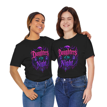 Daughters of the Night Tee — Gothic Vampire Moon Graphic T-Shirt