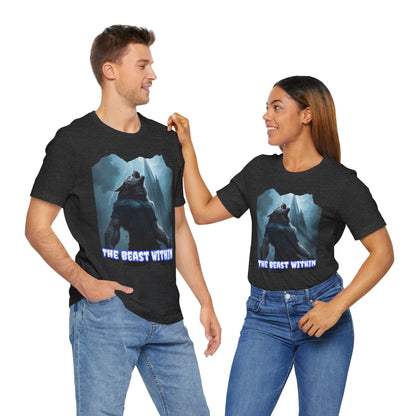 My Gothic Girl "The Beast Within" Graphic T-Shirt Unisex Gothic Dark Fashion Casual Wear