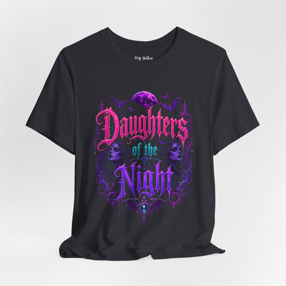 Daughters of the Night Tee — Gothic Vampire Moon Graphic T-Shirt