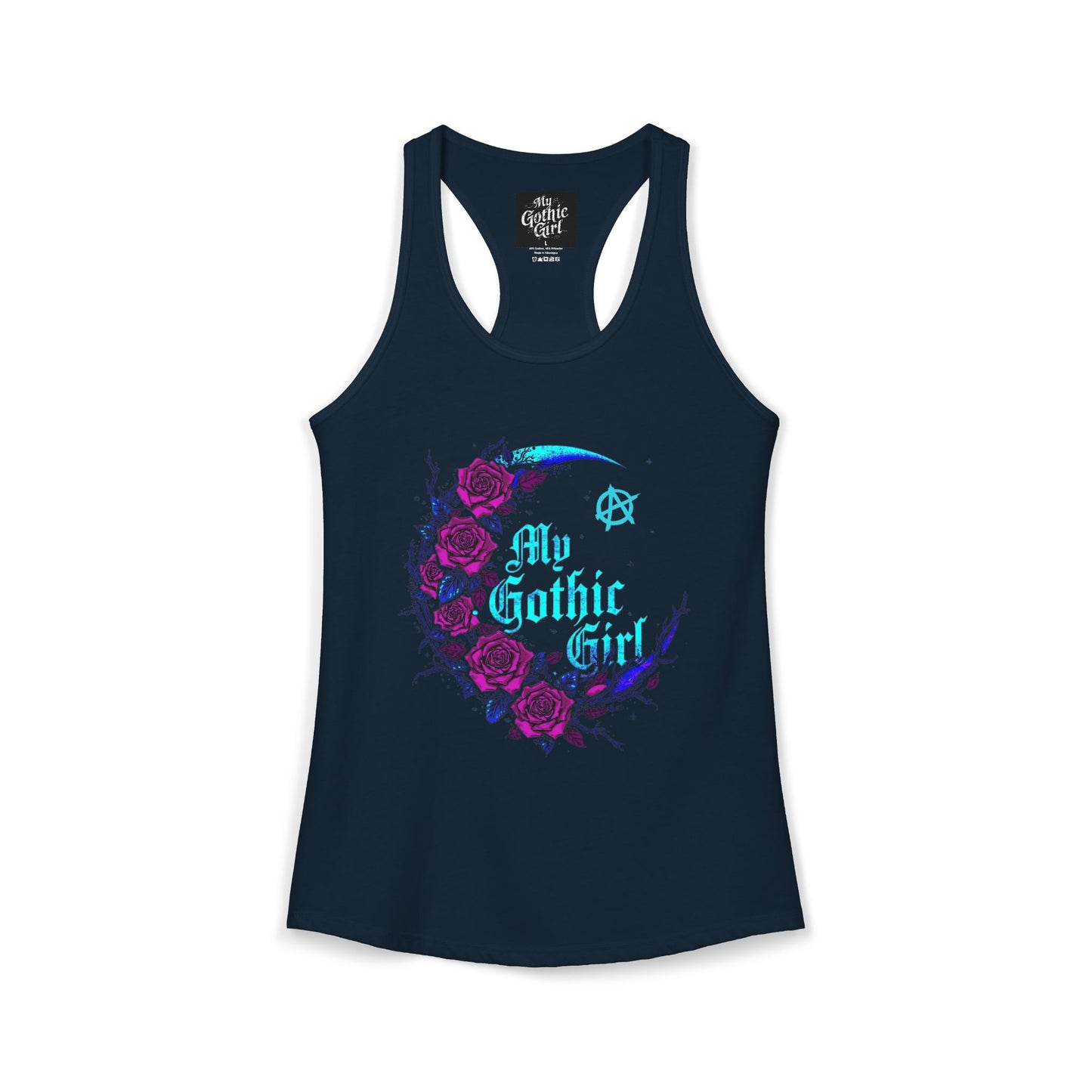 My Gothic Girl Celestial Lunar Garden Gothic Racerback Tee