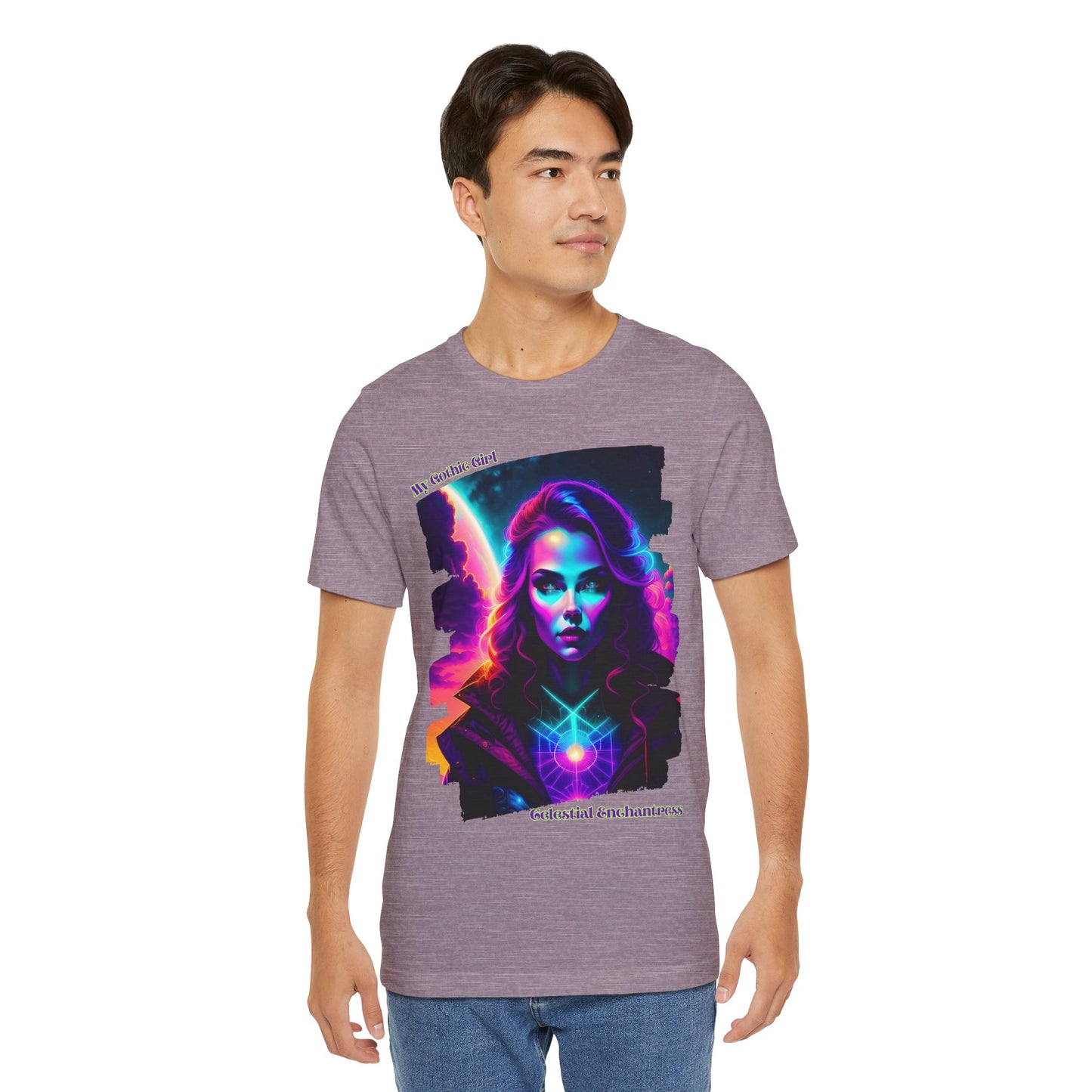 Celestial Enchantress Poetic Goth Graphic Tee – My Gothic Girl