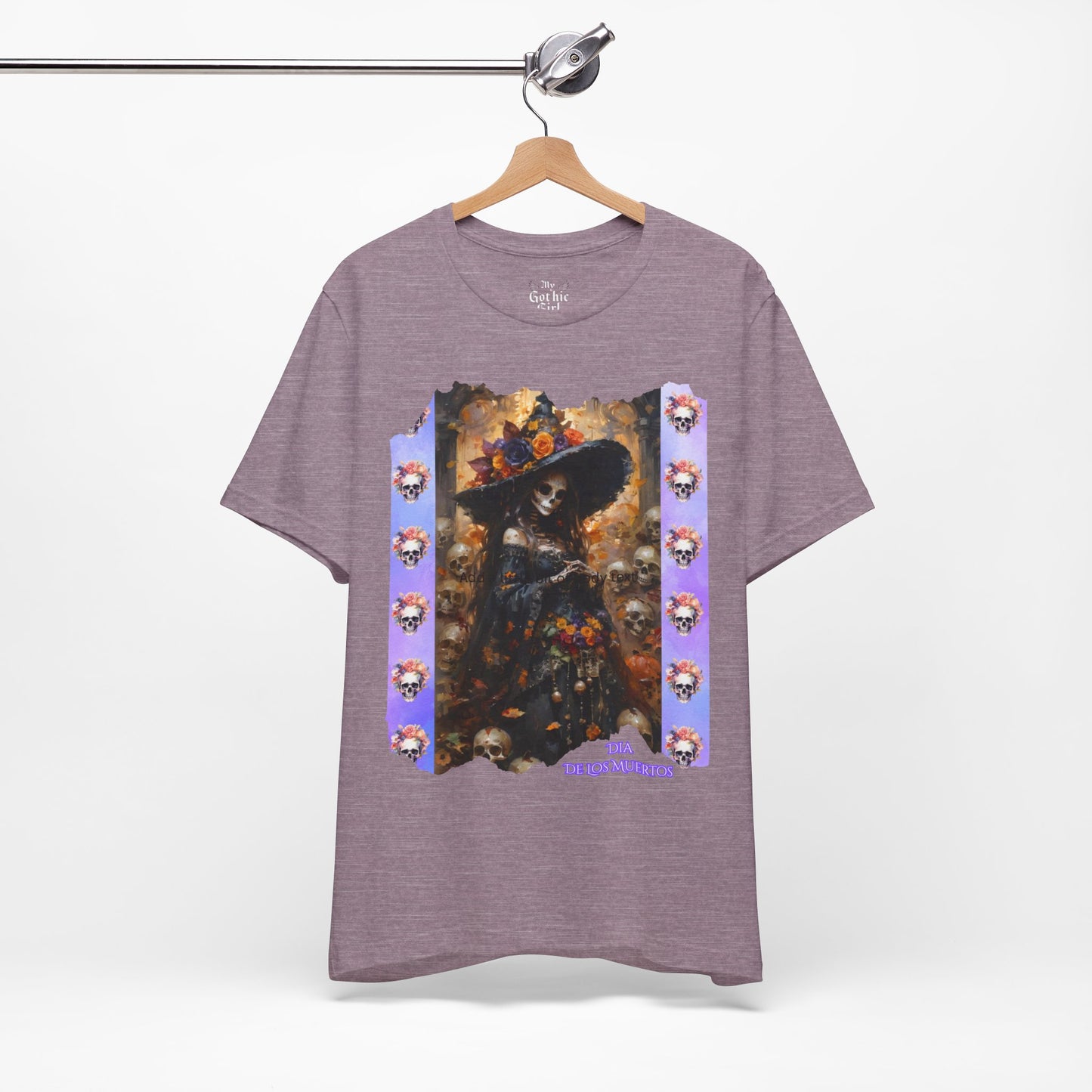 My Gothic Girl Dia De Los Muertos Graphic Tee – Gothic Streetwear, Whimsy Goth, Dark Poetry Alt Fashion