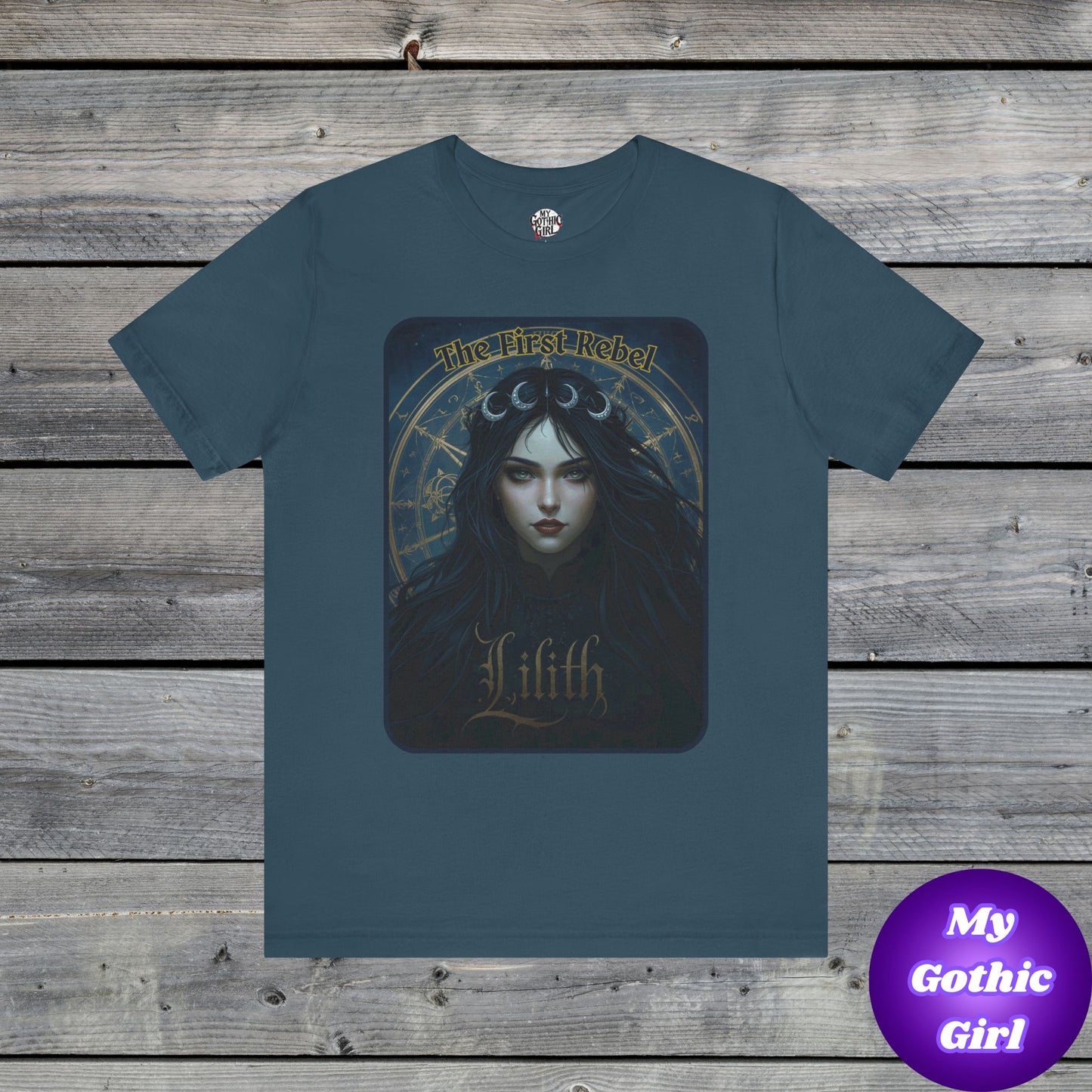 The First Rebel -"Lilith" Graphic T-Shirt – Alt Aesthetic Poetic Goth Street-wear
